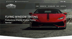 Desktop Screenshot of orlandoflyingwindowtinting.com